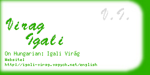 virag igali business card